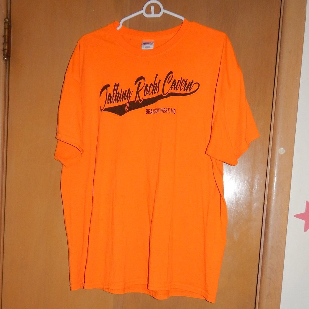 Orange Gildan Talking Rocks Cavern TShirt